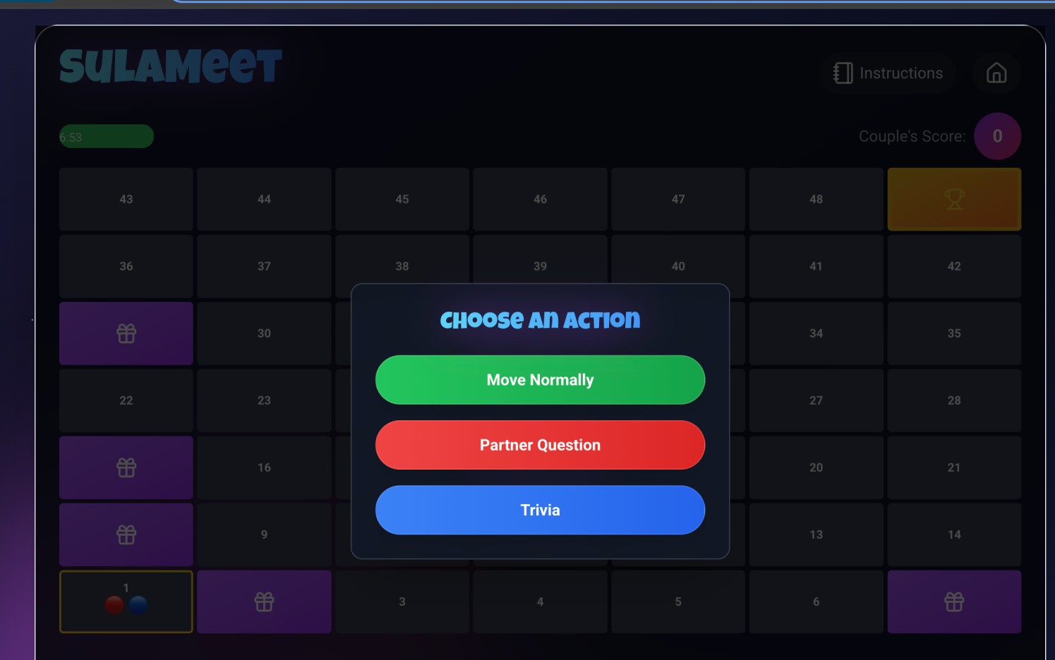 Screenshot of Project Two